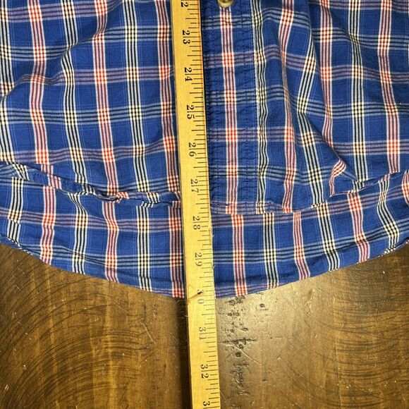 Carhartt Mens Blue Plaid Button-Up Size XL  RN 14806 - Picture 6 of 6